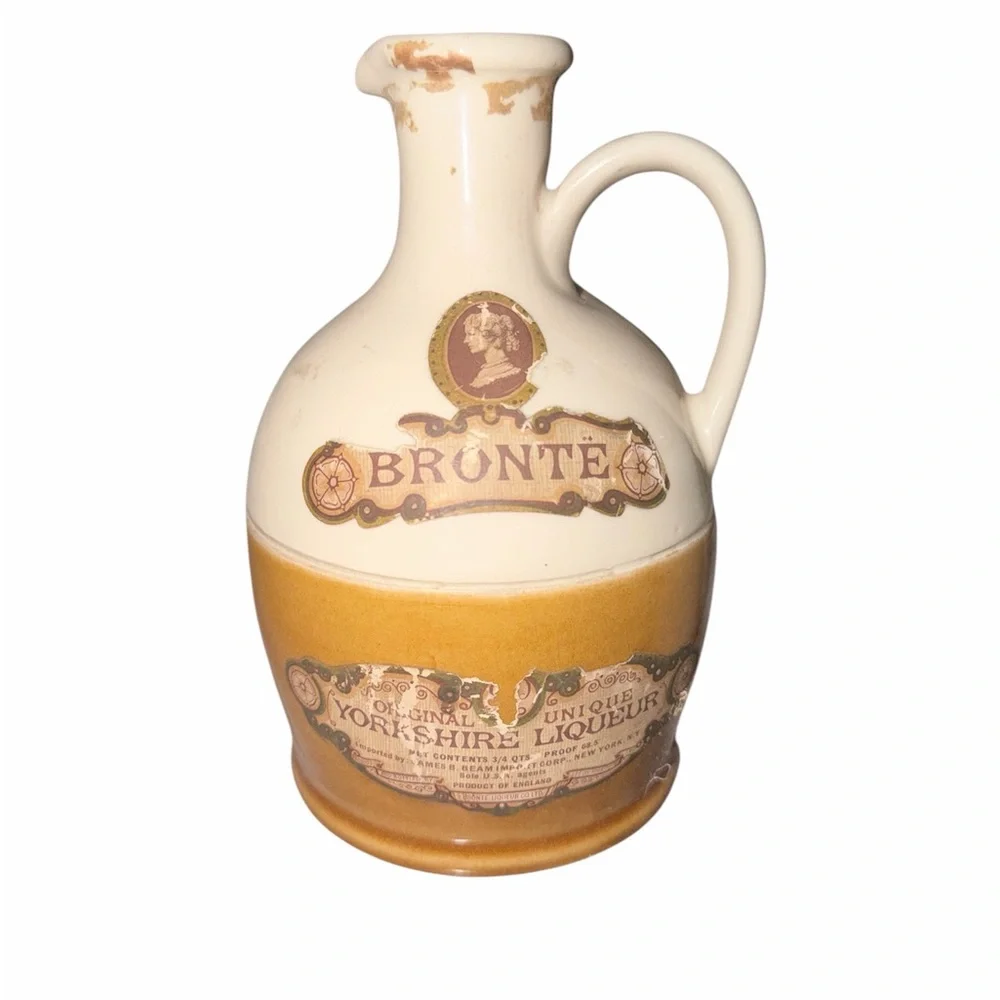 2 Vintage Whiskey Jugs Bronte McCormick Platte Valley Stoneware Boho Home Decor